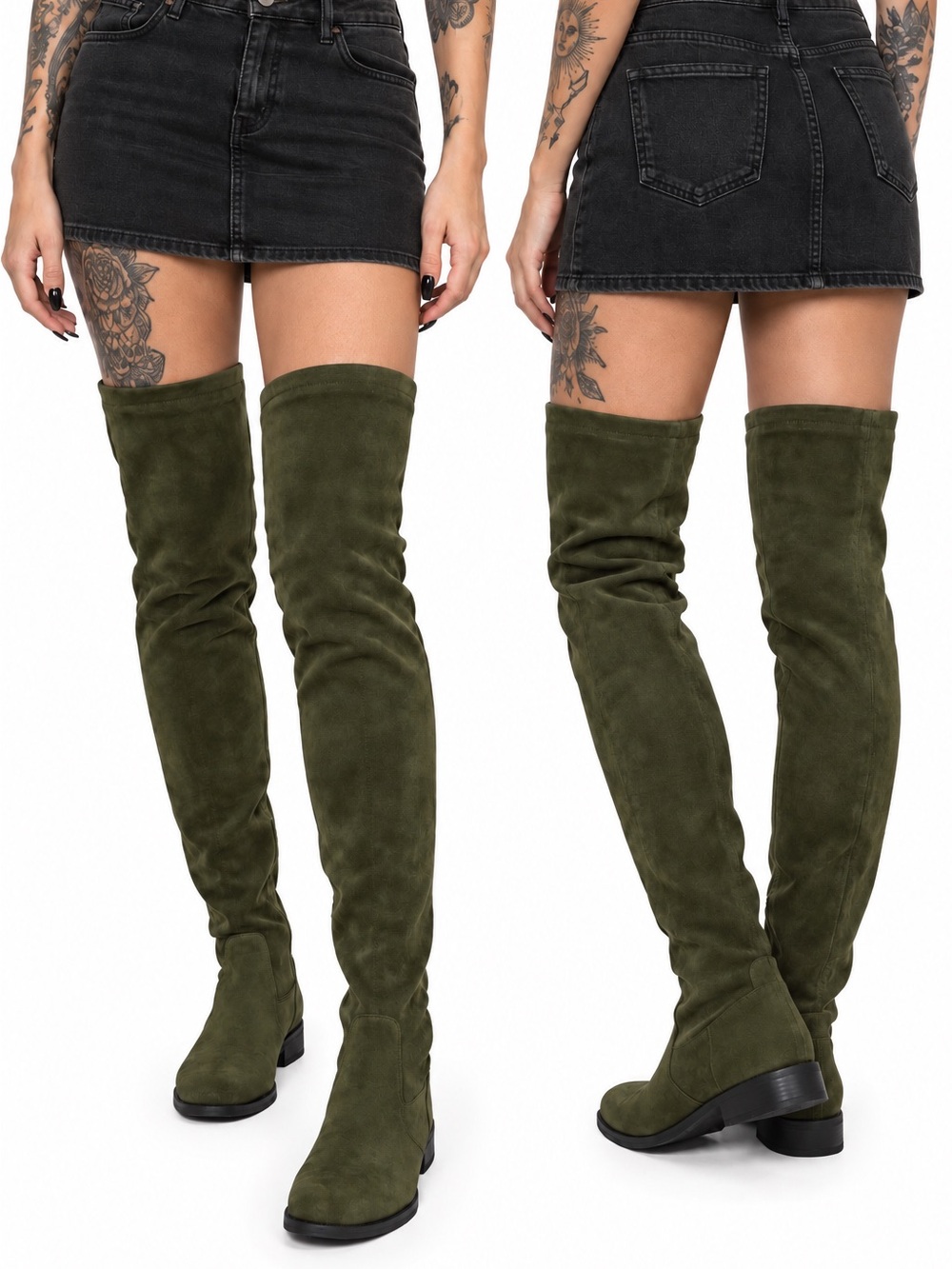ALDO “Araecia” Thigh High Suede Boots